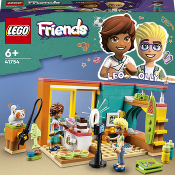 Zestaw klocków LEGO Friends Pokój Leo 203 elementy (41754)