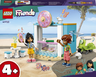 Zestaw klocków LEGO Friends Cukiernia z pączkami 63 elementy (41723)