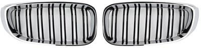 Ніздрі M-Look (чорний глянець з хром окантовкою) для BMW 3 серія F34 2013-2020 рр