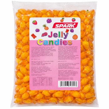 Жевательные желейные конфеты с начинкой Персика 4D мармелад Pelling gummy Jelly 1 кг