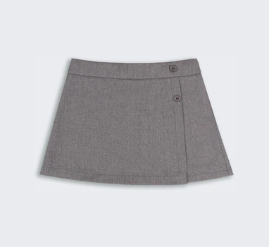 Підліткові шорти-спідниця для дівчинки Бембі City collection UB107-X00 152 см Сірі (36107025370.X00)