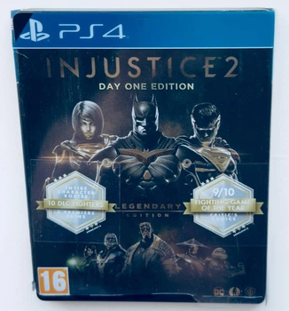 Диск для PlayStation 4 - Injustice 2 Day One Edition Legendary Edition, русские субтитры, Б/У