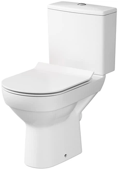 Унитаз-компакт CERSANIT CITY 604 CLEAN ON 011 K35-038 с бачком и сиденьем дюропласт Soft Close Slim