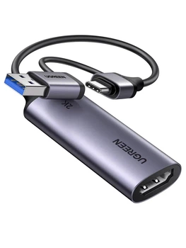 HDMI Video Capture Card UGREEN 2K 30Hz USB 3.0/USB-C (відеозахоплення, стрімінг, запис)