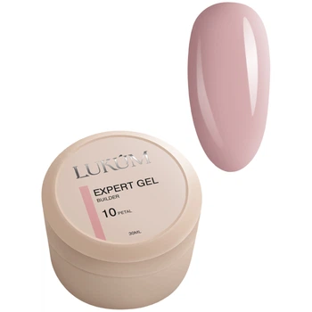 LUKUM Builder Gel Expert Зміцнюючий гель №10 Petal, 30 мл