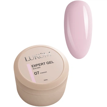 LUKUM Builder Gel Expert Зміцнюючий гель №07 Powder, 30 мл