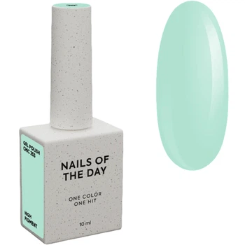 NAILSOFTHEDAY Gel Polish Chic-253 Гель-лак пастельно-бірюзовий, 10 мл
