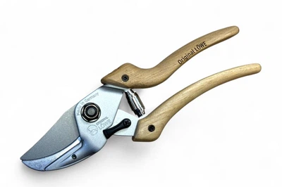Секатор с наковальней LOWE N8.107 Natural Series, срез 24 мм, деревянные ручки с гикори