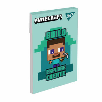 Блокнот Minecraft 48арка клетка майнкрафт. Minecraft 48 листов клетка А7 (в ассортименте) .Yes