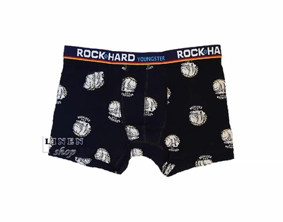 Черные трусы с широкой резинкой на мальчика 13-15 лет 158-164 см Dominant Rock Hard 62024