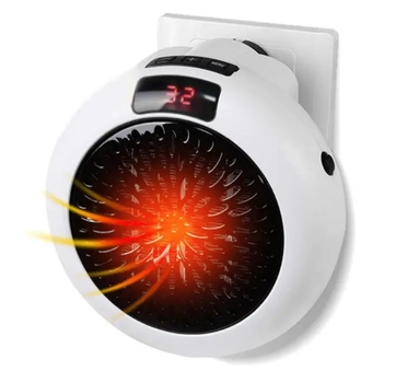 Портативний обігрівач Heater For Home, Тепловентилятор-дуйчик від мережі 600 Вт Wonder Heater 11759/40