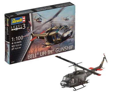 Збірна модель 1:100 гелікоптер Bell UH-1H Gunship Revell 04983