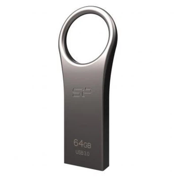 USB флеш накопитель Silicon Power 64GB Jewel J80 Titanium USB 3.0 (SP064GBUF3J80V1T) (344549)