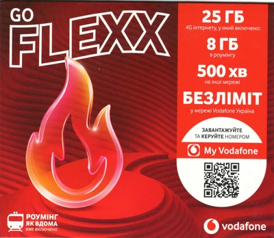 Стартовий пакет Vodafone Flexx GO Special