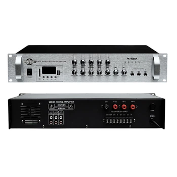 Трансляционный усилитель PA-8080A (5 зон; 80 Вт.) SD/USB/BT/FM
