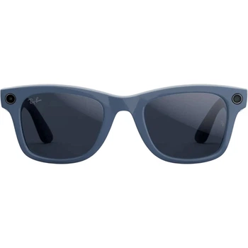 Смарт-очки Ray-Ban Meta Wayfarer Gen 2 Standard Shiny Cosmic Blue/Clear Sapphire (RW4012 6628/MF 50-23) [159909]