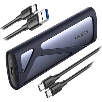 Зовнішня кишеня Ugreen CM400 USB-C to M.2 Gen2 M-Key Gray (90264) [158261]