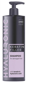 Шампунь для пошкодженого волосся Unic KERATIN FILLER shampoo 500 мл