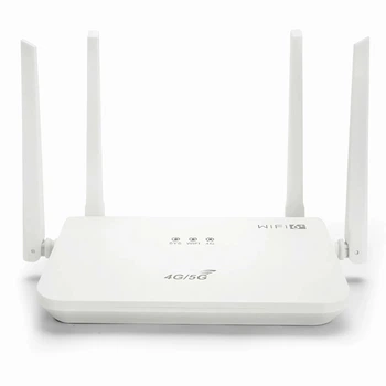 Маршрутизатор 4G/5G, Wi-Fi роутер CP107 со слотом для SIM-карты, до 300 Мбит/с, Белый