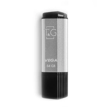 USB флеш-накопичувач T&G 64gb Vega 121 Сірий