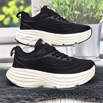 Кроссовки женские Stilli черные текстильные на объемной платформе 37р (24,3 см) 8375
