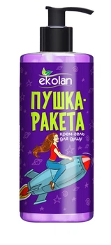Крем-гель Ekolan для душу Пушка-Ракета 700 мл