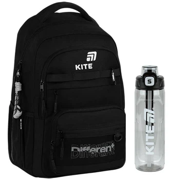 Рюкзак шкільний підлітковий + пляшка Kite Education teens Different K26-1019L-2