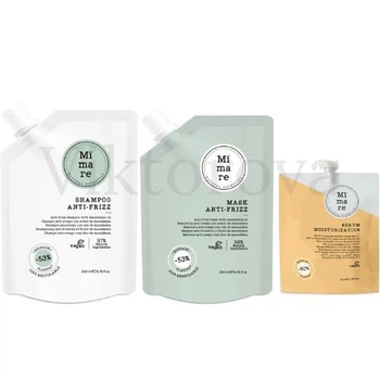 Набор для разглаживания волос Mimare: Шампунь Mimare Anti-Frizz Shampoo 200 мл + Маска Mimare Anti-Frizz Mask 200 мл + Серум Mimare Moisturization Serum 40 мл