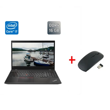 Ультрабук Lenovo ThinkPad T580 / 15.6" (1920x1080) IPS / Intel Core i7-8650U (4 (8) ядра по 1.9 - 4.2 GHz) / 16 GB DDR4 / 512 GB SSD / Intel UHD Graphics 620 / WebCam / TouchID / Windows 10 б/у + Подарок Беспроводная мышь USB