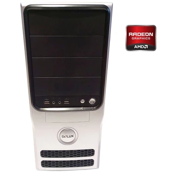 ПК Delux Tower / AMD Athlon II X4 620 (4 ядра по 2.6 GHz) / 8 GB DDR3 / 320 GB HDD / AMD Radeon R5 230, 1 GB DDR3, 64-bit / 420W б/в