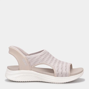 Женские сандалии Skechers 119805 STN 38 (8US) 25 см Бежевые (198739023442)
