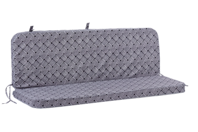 Матрас для качелей eGarden Victoria 170x110x8 ткань с тефлоновым покрытием Ротанг cерый