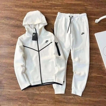 Костюм Tech Fleece білого кольору, розмір XL