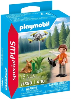 Набір іграшок Playmobil Special Plus Рятування оленяти за допомогою дрона 70883 (4008789718808)