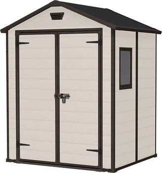 Сарай садовый пластиковый (домик) Keter MANOR 6x5 (17197128) Бежевый