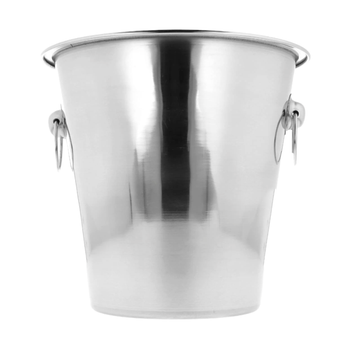 Ведро для льда Total Barware ведерко для охлаждения напитков вина шампанского 4,5 л Серебристое (62511-IB-4c5L-s)