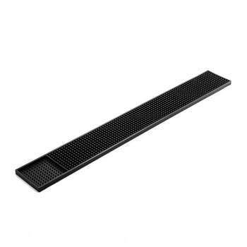 Коврик барный Total Barware спилстоп резиновый узкий для барной стойки 60x8 см черный (12328-BM-60x8-r-b)