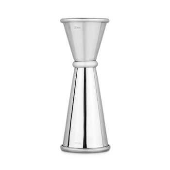 Барный джиггер Total Barware 50/25 мл мерник с делениями 15/35 Серебристый (68667-Ji-25x50-j-s)