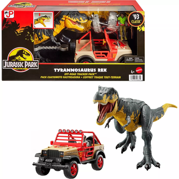 Игровой набор Выслеживание Ти-Рекса Парк Юрского периода Jurassic Park Tyrannosaurus Rex Off-Road Tracker Pack Mattel (HXF60)