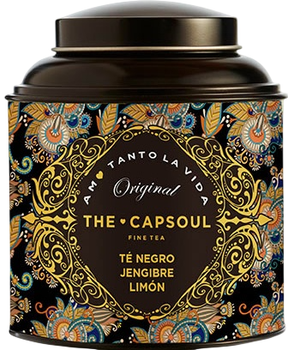 Чорний чай The Capsoul з імбирем та лимоном 100 г (8436561730261)