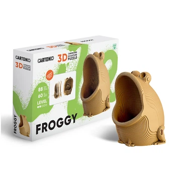 Картонный 3D пазл-конструктор "Cartonic 3D Puzzle FROGGY" Лягушка