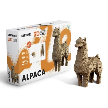 Картонний 3D пазл-конструктор "Cartonic 3D Puzzle ALPACA" Альпака