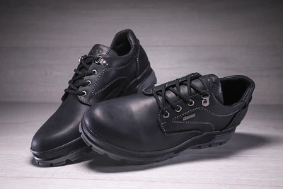 Спортивные кожаные туфли Waterproof Nubuck Black 45