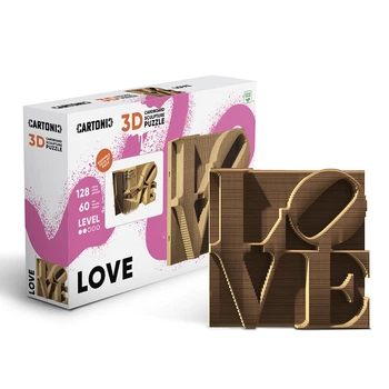 Картонний 3D пазл-конструктор "Cartonic 3D Puzzle LOVE" Любов