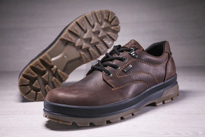 Спортивные кожаные туфли Waterproof Nubuck Brown 40