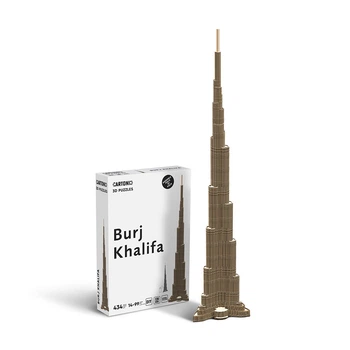 Картонний 3D пазл-конструктор "Cartonic 3D Puzzle BURJ KHALIFA" Бурдж-Халіфа