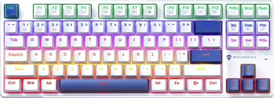 Klawiatura przewodowa Machenike K500B-B87 Red Switch White (6975971291921)