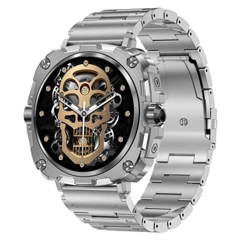 Наручний розумний годинник Modfit Onyx Silver Steel + ремінець в подарунок подарунковий