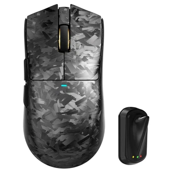 Геймерська акумуляторна, бездротова (Bluetooth + 2,4G), миша Attack Shark X11ULTRA Carbon Fiber, PixArt PAW3950MAX, 22000DPI Gray/Сіра (X11ULTRAG)