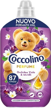 Концентрований ополіскувач для білизни Coccolino Perfume Orchidea Viola & Mirtilli Фіолетова орхідея та чорниця 80 прань 1850 мл (8720181859458)